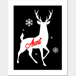 MERRY CHRISTMAS FUNNY GIFT FOR AUNT Posters and Art